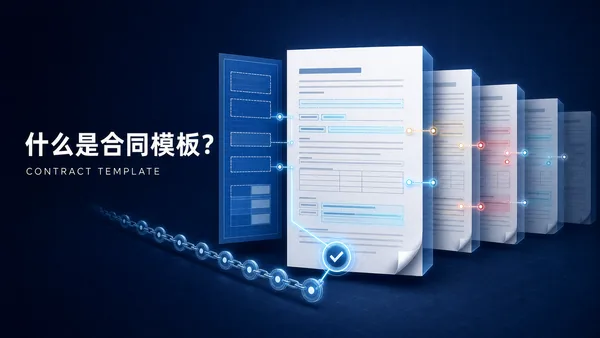 什么是合同模板？如何让标准文本既高效又不失控？