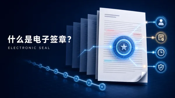 电子签章的定义及与电子签名的区别